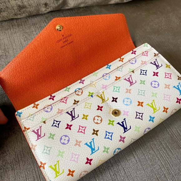 ✨BRAND NEW ✨💯% AUTHENTIC LOUIS VUITTON SARAH WALLET MULTICOLOR - Picture 16 of 17